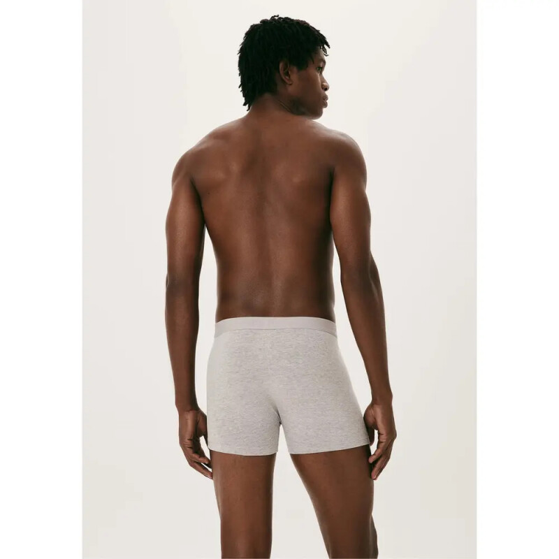 CUECA BOXER MASC AZUL/CINZA