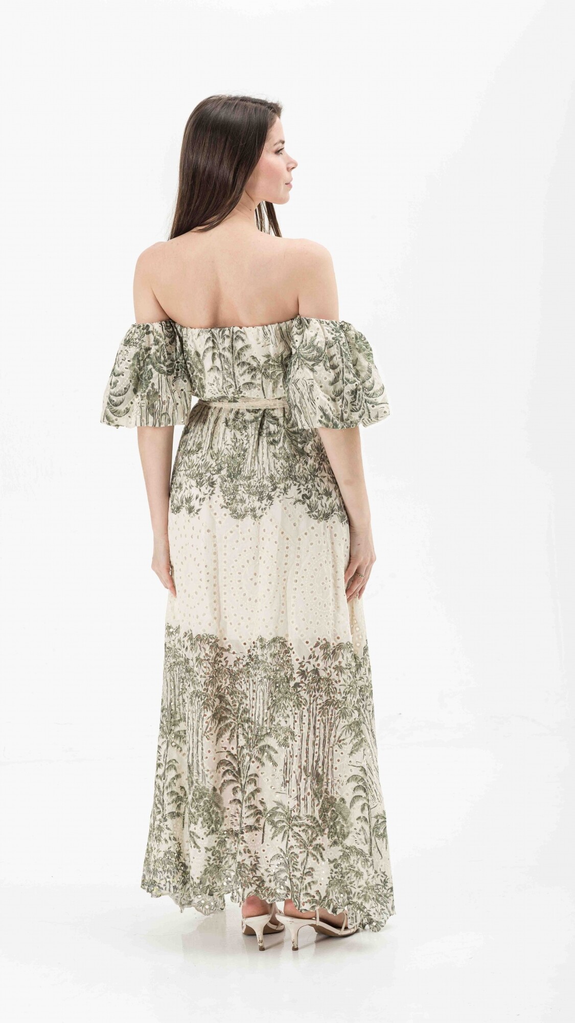 VESTIDO BRODERIE VERDE