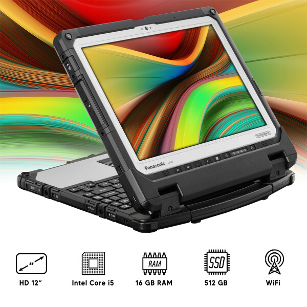 Notebook Panasonic Toughbook Cf-33 I5/ 16 Gb Ram/ 512 Gb Ssd NOTEBOOK RFPL PANASONIC CF33 I5/16/512