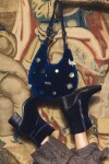 Deleite Multi tachas Bag Corderito Azul Marino