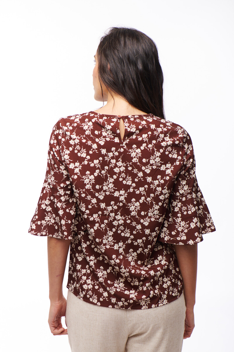 BLUSA LARISSA MARRON