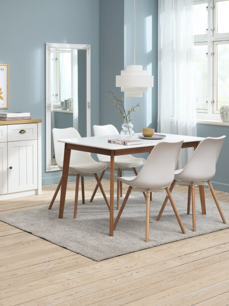 Mesa de comedor JEGIND 80x130 roble/blanco Mesa de comedor JEGIND 80x130 roble/blanco