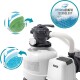 INTEX BOMBA FILTRO ARENA PARA PISCINA 10500L/H 0.6HP 35 KGS Intex Bomba Filtro Arena Para Piscina 10500l/h 0.6hp 35 Kgs