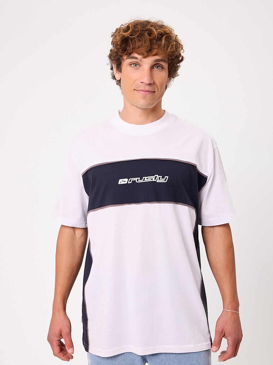 T-SHIRT CONLEY RUSTY - Blanco 