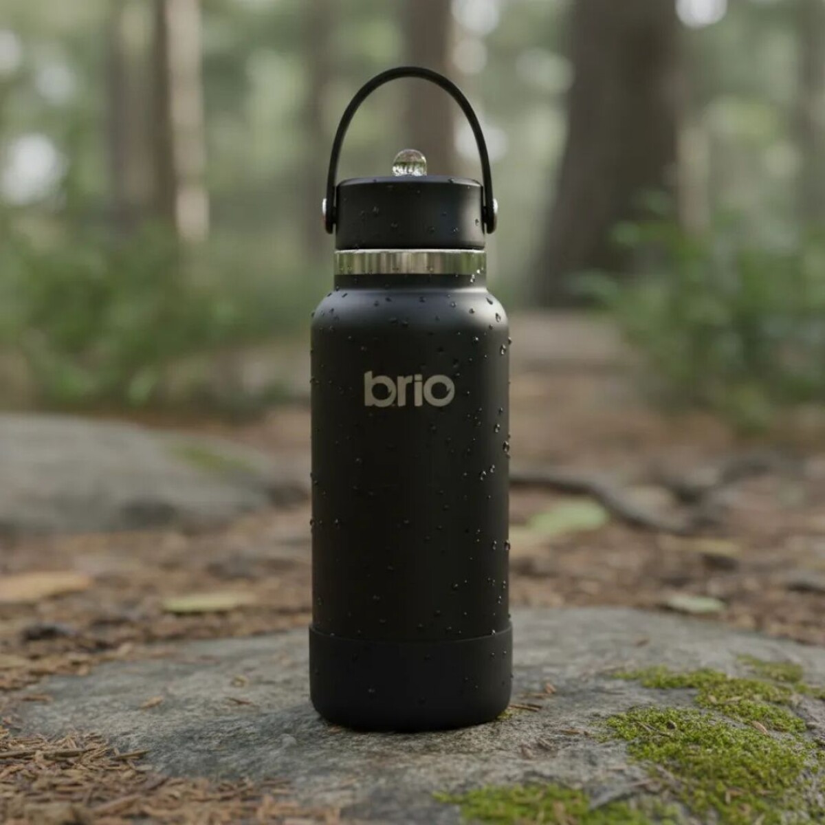 BOTELLA TERMICA BRIO 950ML NEGRO 