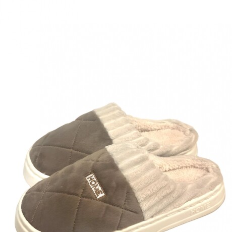 Pantufla de Felpa Super Abrigadas Antideslizante Unisex Marrón