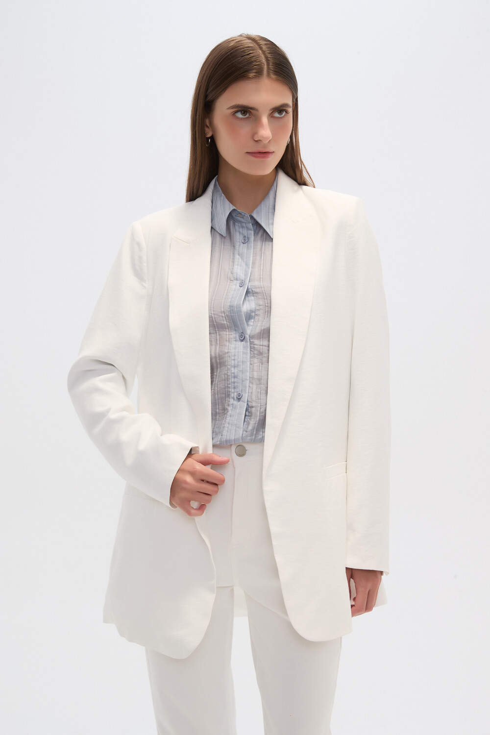 Blazer Lasca Marfil / Off White