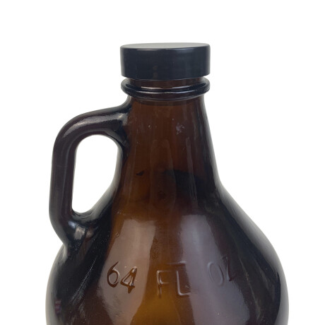 Botellon de vidrio ambar 1.9 Sc