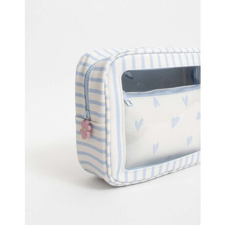 Set De Portacosméticos Estampado Rayas