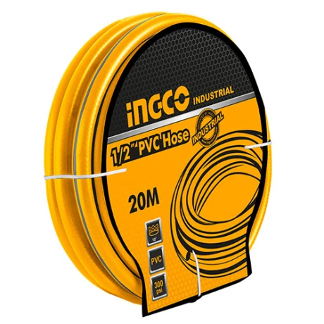 MANGUERA 1/2 REF MALLA ROLLO X 20MTS INGCO HPH2001 NEGRO-NARANJA