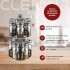 Especiero Para Condimento Cocina Giratorio 12 Frascos Organizador Acero Inoxidable Profesional Imback Especiero Para Condimento Cocina Giratorio 12 Frascos Organizador Acero Inoxidable Profesional Imback