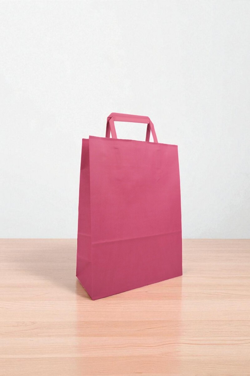 Bolsa lisa acuario 22x10x30 cm - FUCSIA 