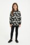 Sweater estampado NEGRO