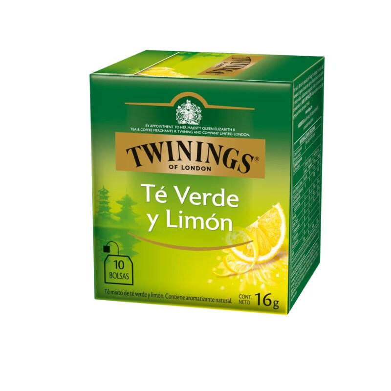 Twinings Verde y Limón 16g Twinings Verde y Limón 16g