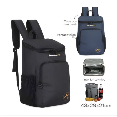 Mochila matera lunchera Discovery Azul