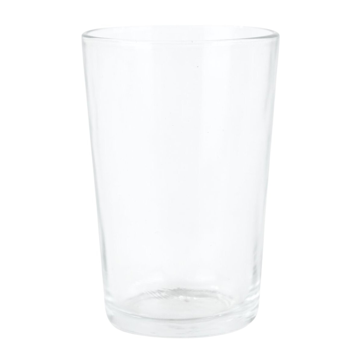 Vaso de vidrio liso 