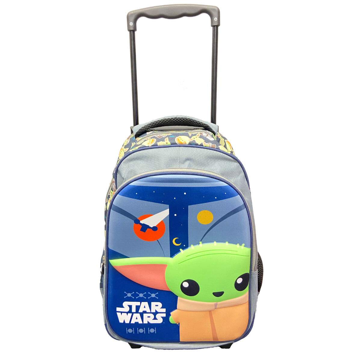 Mochila Star Wars c/Carro Disney - Gris/Multicolor 