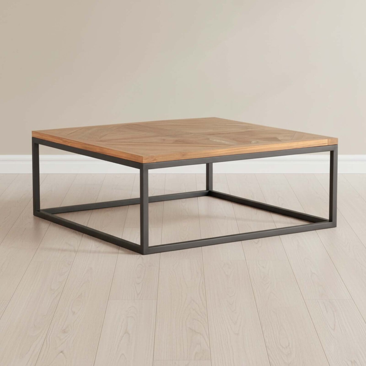 MESA RATONA - MADERA-Y-METAL NATURAL-BEIGE DOMINIQUE NATURAL 