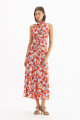 VESTIDO HIBISCUS Celeste