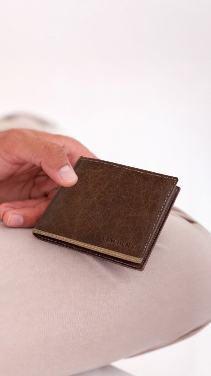 BILLETERA ANUBIS - TABACO 