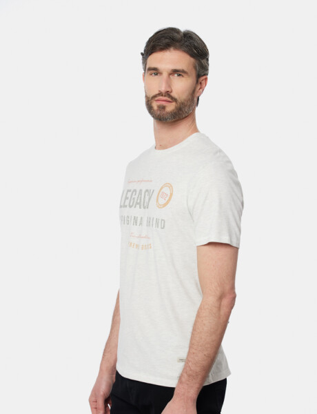 REMERA ESTAMPADA Gris