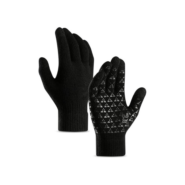 Kit Set Invierno Gorro Bufanda Cuello Guantes Abrigo Unisex ® Color Variante Negro