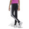 Pantalón Infantil Adidas 3S LEG 230 JRS Negro - Blanco