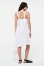 VESTIDO ASIMETRICO Blanco