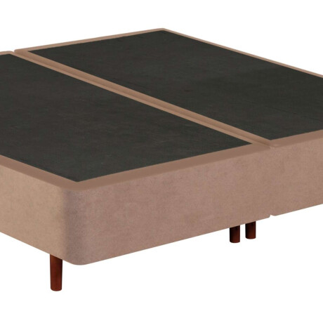 Bases x2 Sommier Queen Mannes Beige