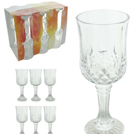 COPA VIDRIO X6PCS LABRADA G01/WH6 Q8 M1 COPA VIDRIO X6PCS LABRADA G01/WH6 Q8 M1