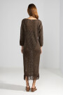 FRINGES DRESS Chocolate