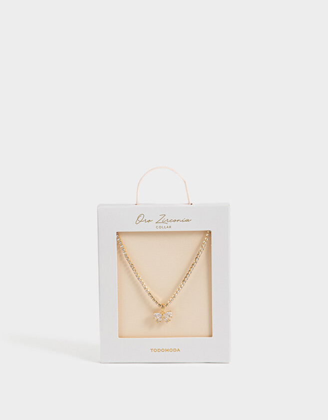 Cadena Corta con Dije Premium Gold Cortos - Dorado