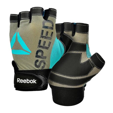 Guantes de Entrenamiento para Mujer Reebok Speed Gloves Gris/celeste