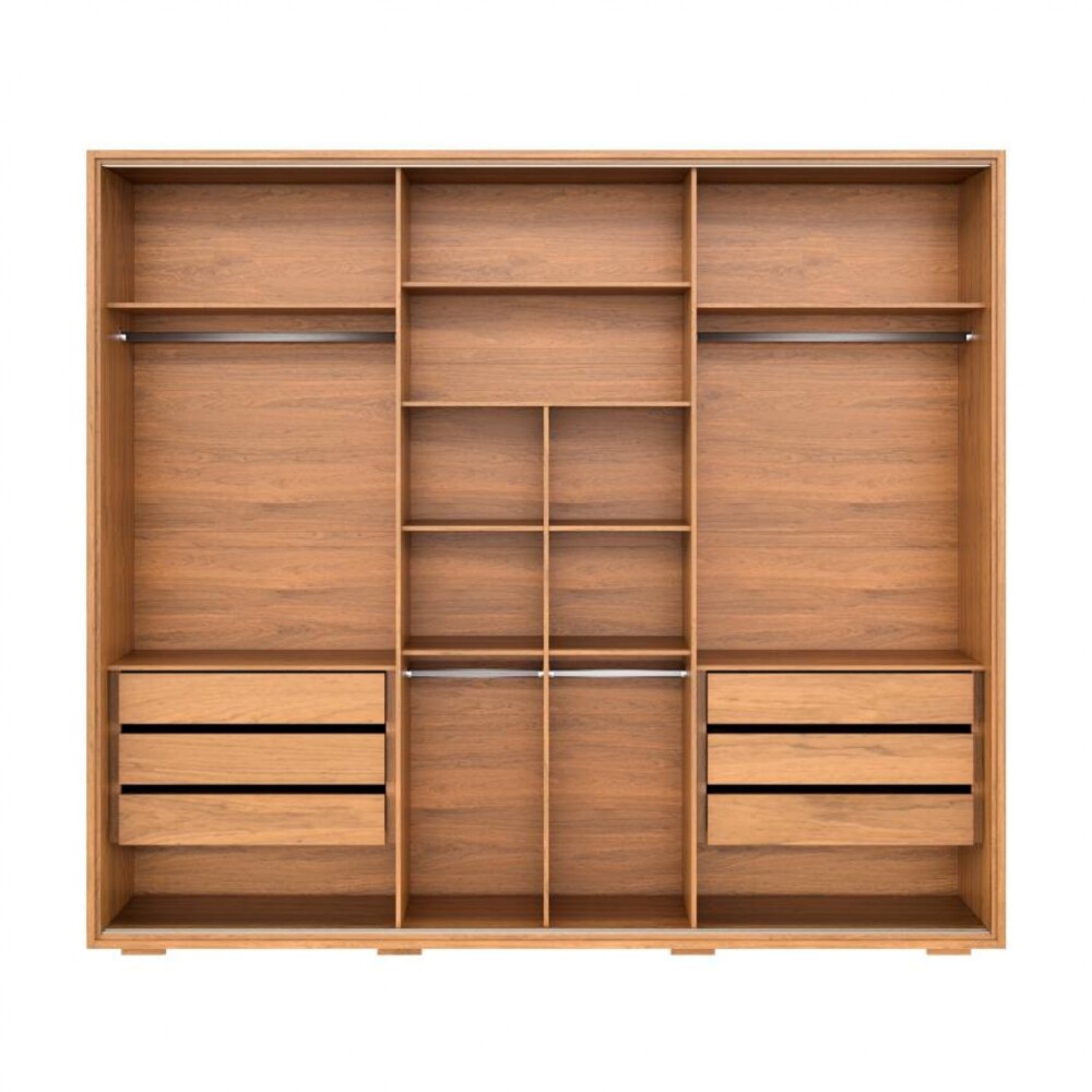 Ropero puertas corredizas Reflecta 2.7 - Concepto Marrón