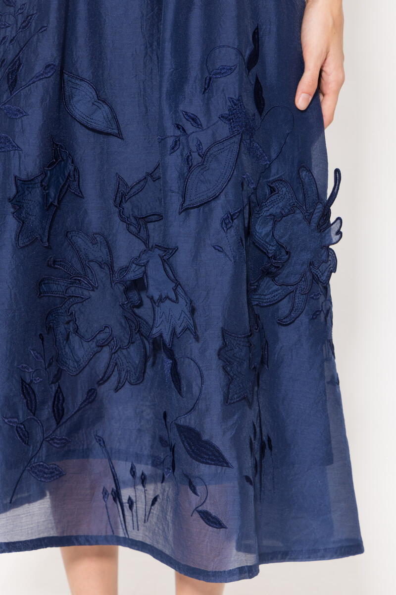 POLLERA TROPEZ Azul Marino
