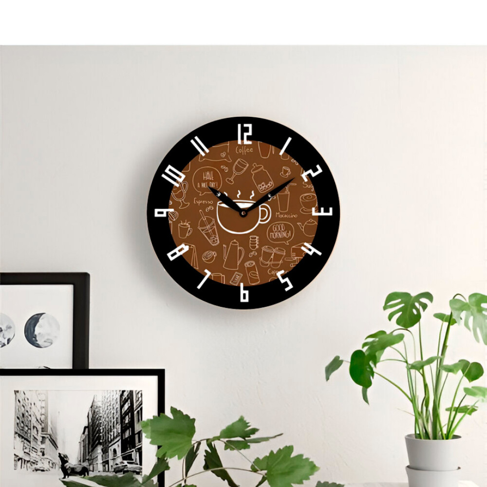 Reloj de Pared - Diseño Café Reloj de Pared - Diseño Café