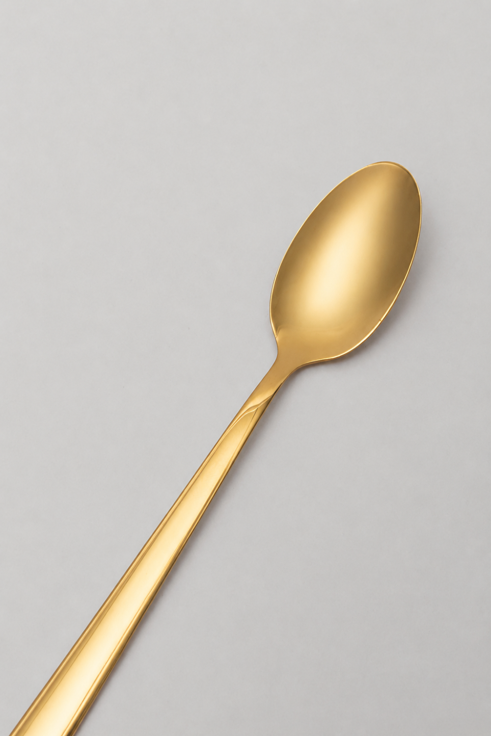 Cuchara Asher De Postre Set 4 Un. Dorado Brillante Color Unico