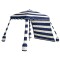 Gazebo Sombrilla cuadrado playa 4 patas Blanco