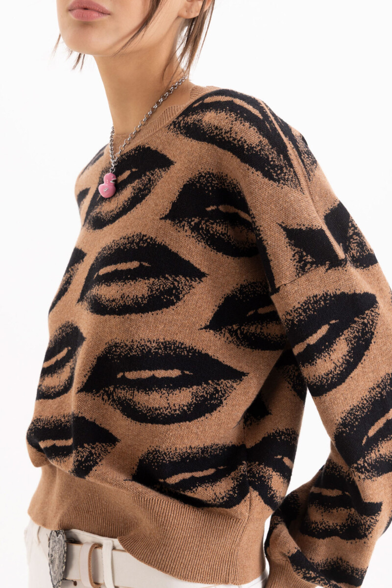 SWEATER FRUIT Camel