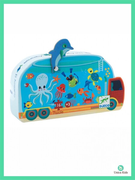 PUZZLE DJECO ACUARIO UNICO