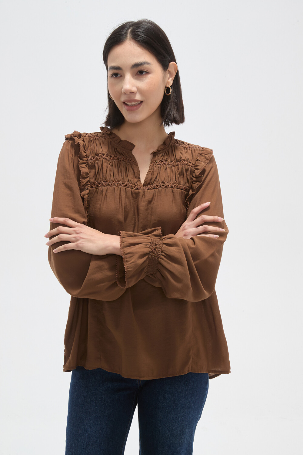 Blusa Tiren Marron