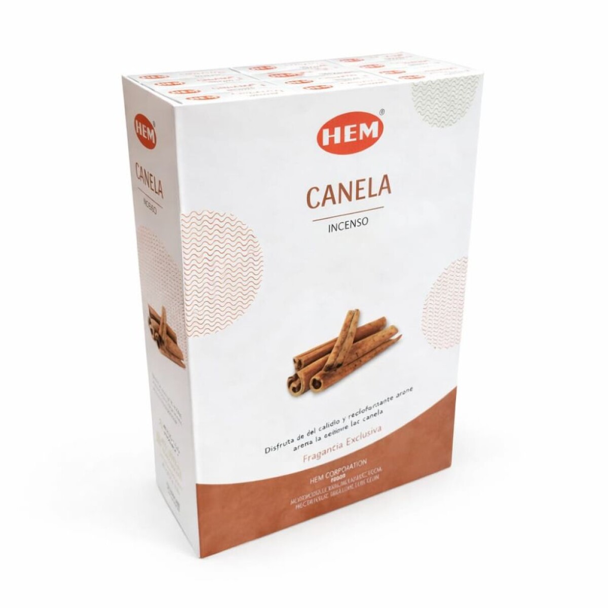 INCIENSO HEM PREMIUM 25 GR - CAJA X12 - Canela 