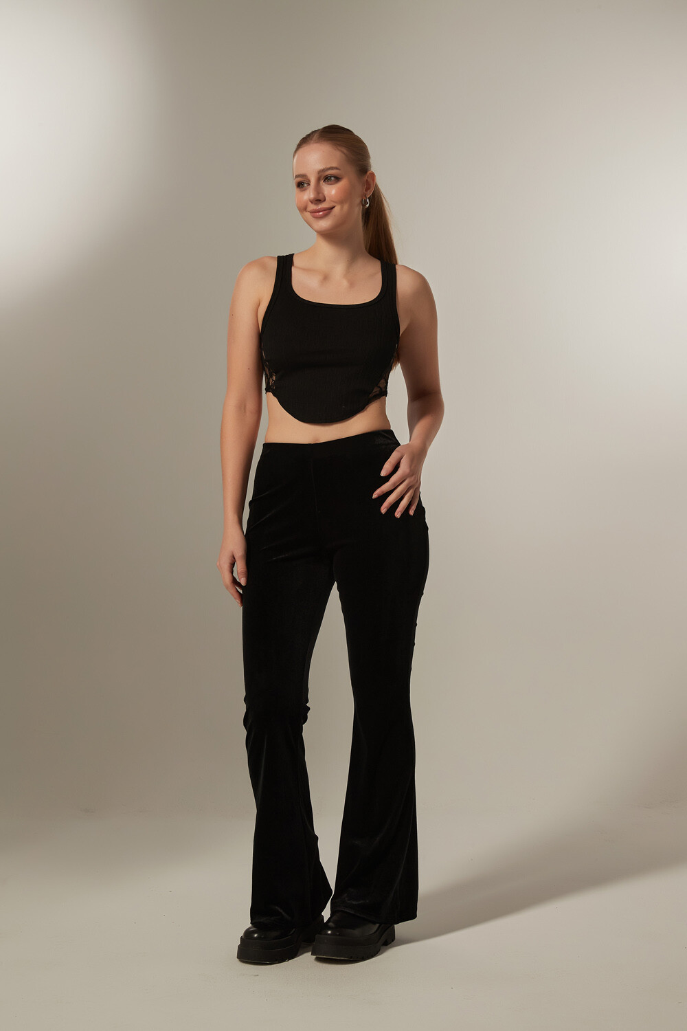 Pantalon Monoblo Negro