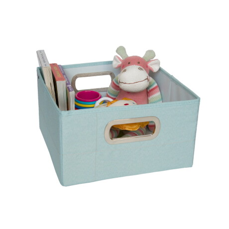 Caja organizadora plegable celeste