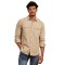 CAMISA S-3XL MARRON CLA