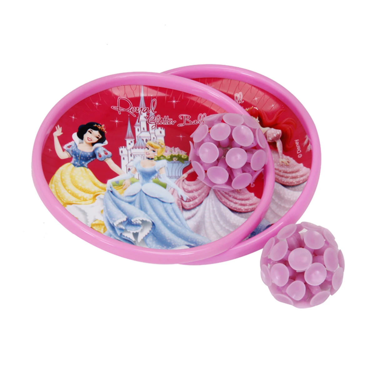 Juego Atrapa Pelota Pack x 2 Princesas Disney 18 cm 