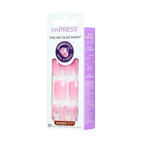 Uñas Postizas Impress Adhesivo Extra Wider Fit