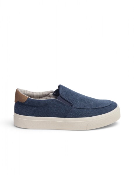 ZAPATO NAUTICO DE LONA Piedra