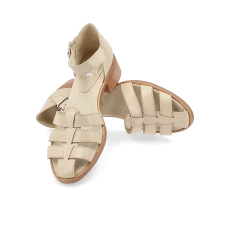 SANDALIAS VENET - CUERO LULU BEIGE