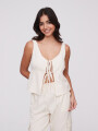 Musculosa Chemy Beige Claro